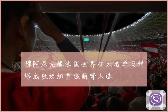穆阿尼无缘法国世界杯大名单马特塔成教练组首选前锋人选